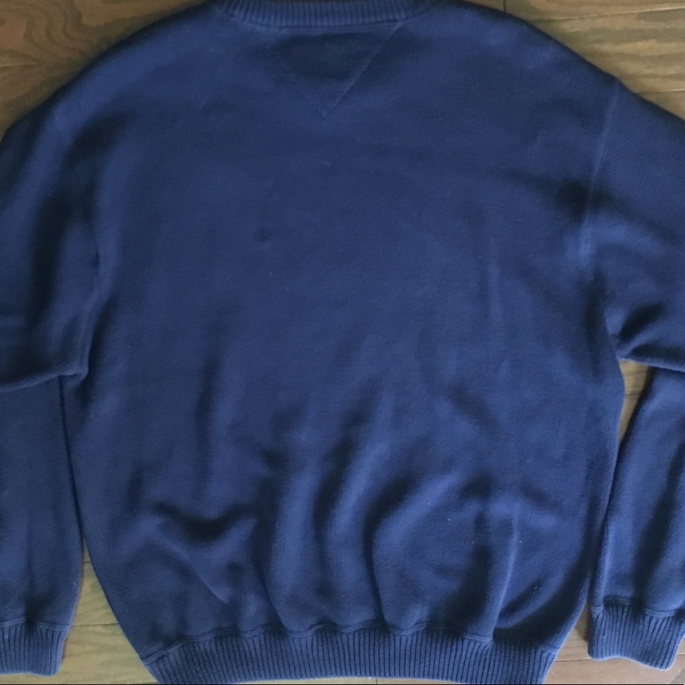 ⭐️ Mens XL Tommy Hilfiger Blue Crewneck sweater - Picture 3 of 3